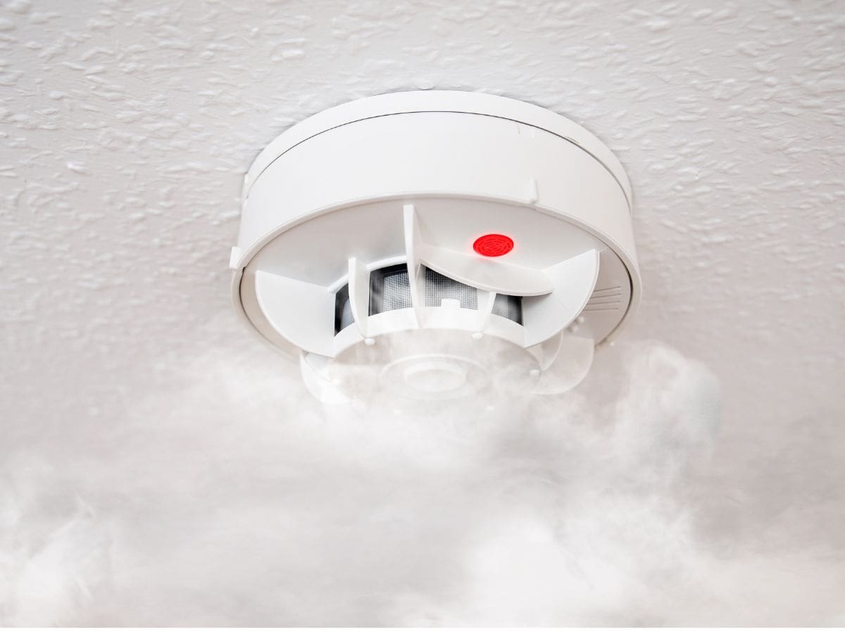 smoke alarm going off
